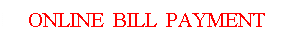 Text Box: ONLINE BILL PAYMENT

